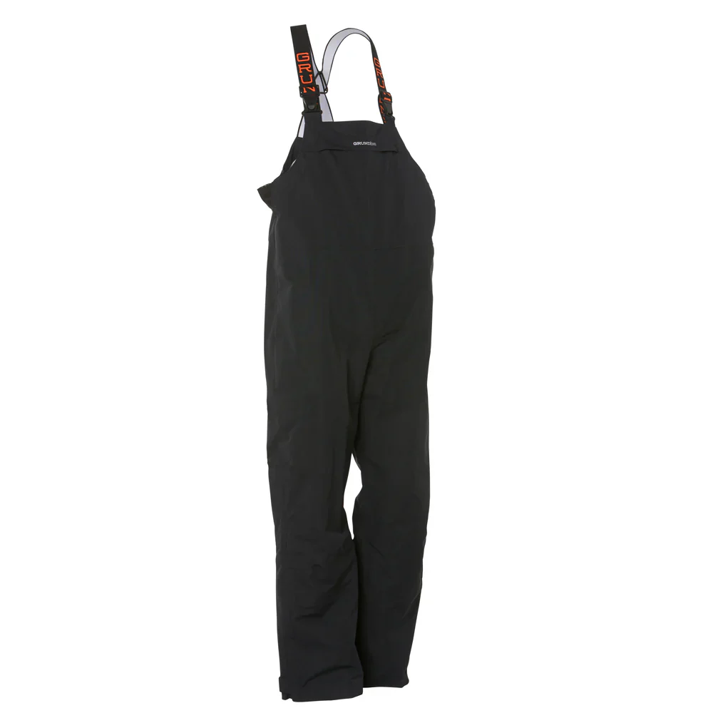 Grundens Full Share Bib - Waterproof & Breathable Fishing Gear, Adjustable Suspenders, Articulated Knees - Image 3