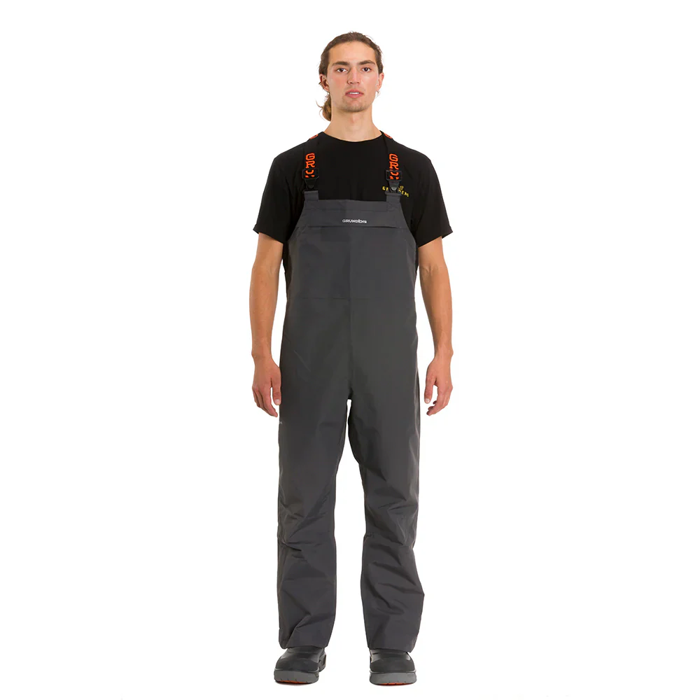 Grundens Full Share Bib - Waterproof & Breathable Fishing Gear, Adjustable Suspenders, Articulated Knees - Image 6