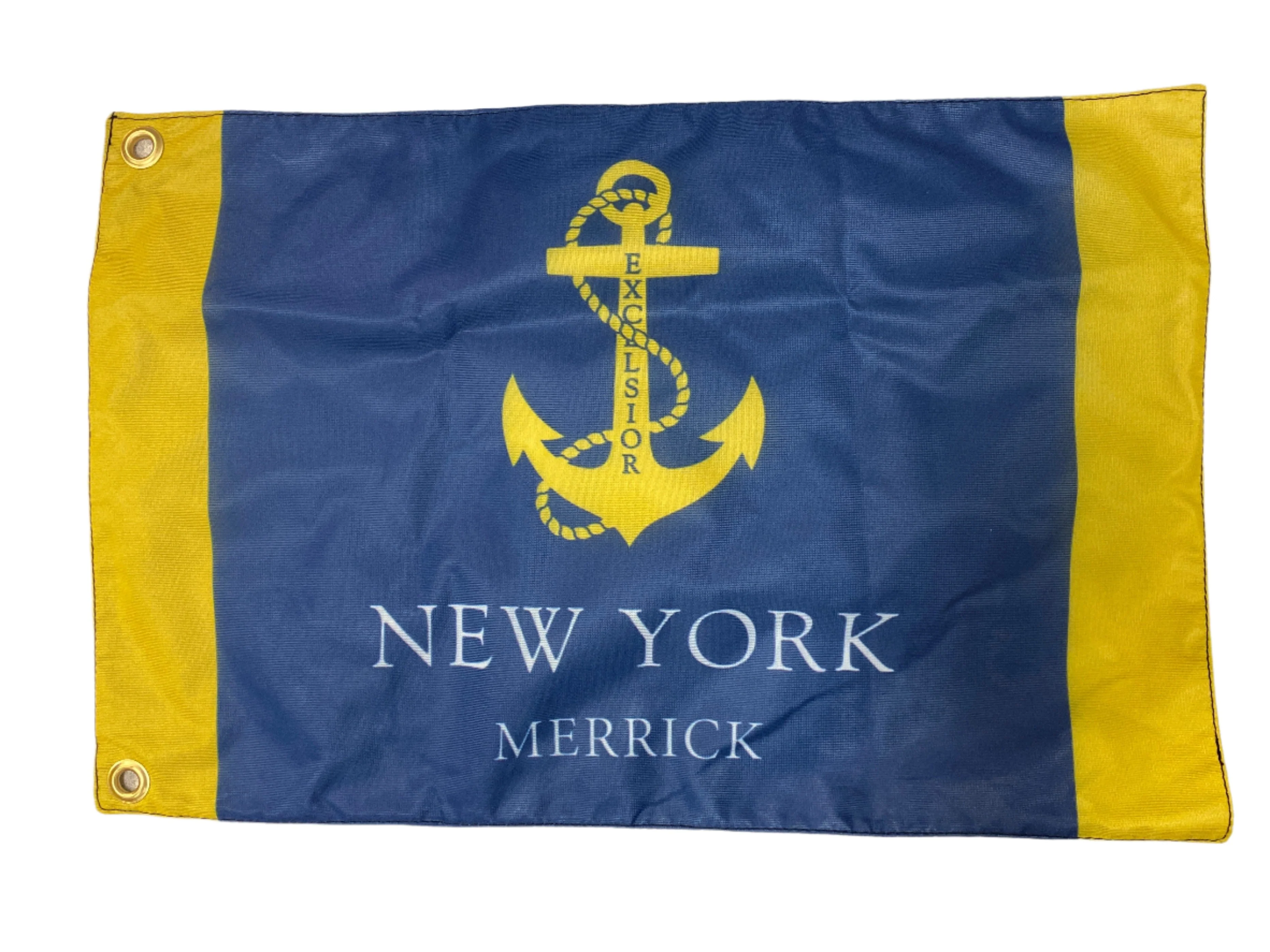 New York State Maritime Flag 12"x18" - Baldwin, Freeport, Merrick - Image 3
